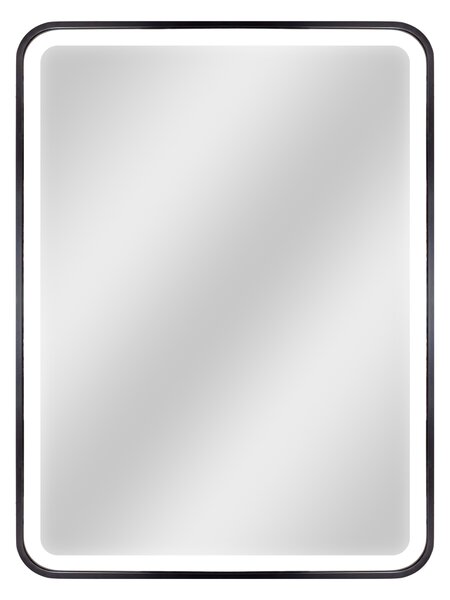 Zrcadlo s LED osvětlením Verso, 80 × 60 cm