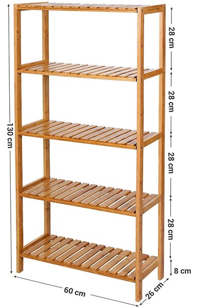 Bambusový regál BCB35Y
