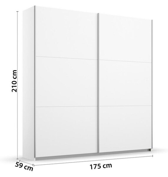 Skříň s posouvacími dveřmi OSLO, šírka 175 cm