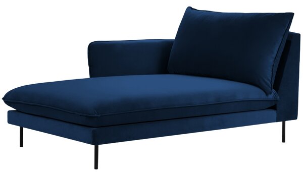 -25 % Dny MOMENTI– Cosmopolitan Design Královsky modrá sametová lenoška Vienna 170 cm, levá