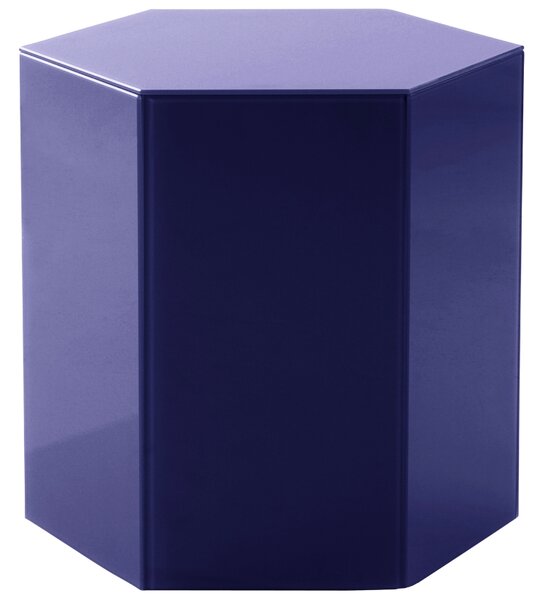 Jotex Modrý odkládací stolek STARLITE 40 x 40 cm