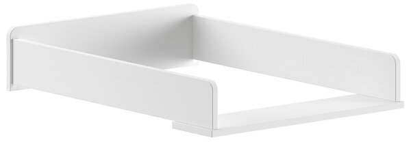 Bílá dřevěná nástavba pro přebalovací komodu Vipack Eva 72 x 53 cm