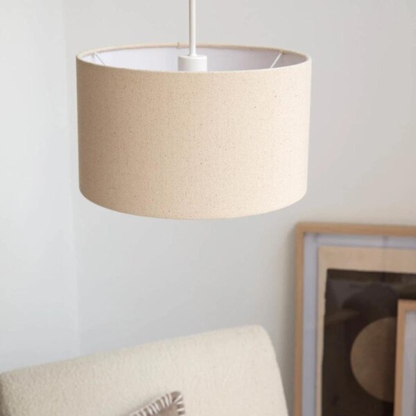 Béžové stínidlo Kave Home Nazli 40 cm