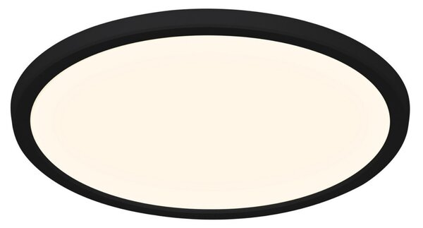 Nordlux Černé plastové stropní LED světlo Oja Smart 30 cm