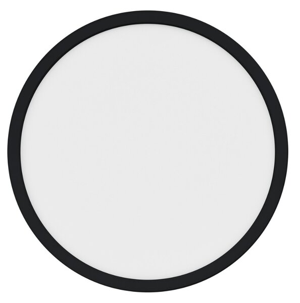 Nordlux Černé plastové stropní LED světlo Oja Smart 30 cm