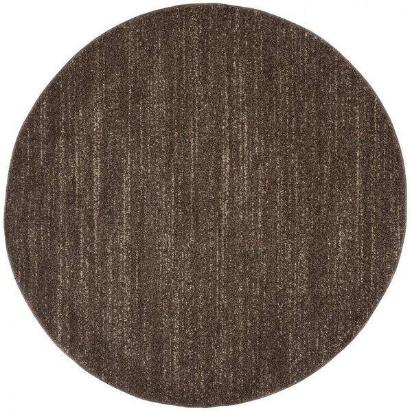 Kusový koberec Remon tmavě hnědý kruh 150x150cm