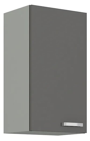 Kuchyně AVERNA 200/260 cm, korpus: platinově šedá, dvířka: šedý lesk
