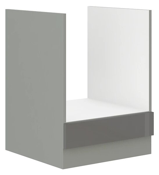 Kuchyně AVERNA 260x270 cm, korpus: platinově šedá, dvířka: šedý lesk