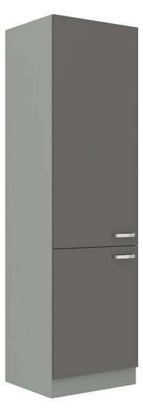 Kuchyně AVERNA 260x270 cm, korpus: platinově šedá, dvířka: šedý lesk