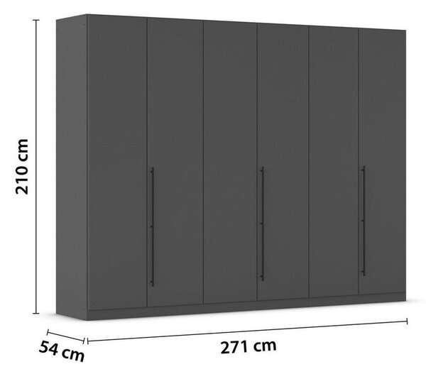 Skříň s otočnými dveřmi SAFARI, šířka 271 cm