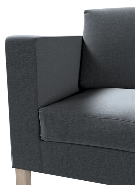 Potah na pohovku IKEA Karlanda 2-místná, krátký barva šedá látka sametová