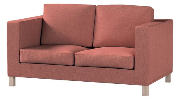 Potah na pohovku IKEA Karlanda 2-místná, krátký barva hnědá látka pletený vzor