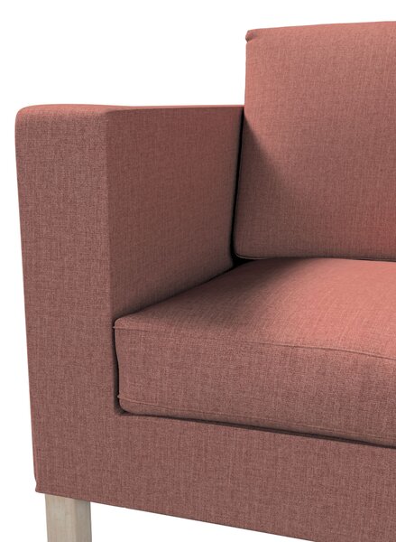 Potah na pohovku IKEA Karlanda 2-místná, krátký barva hnědá látka pletený vzor