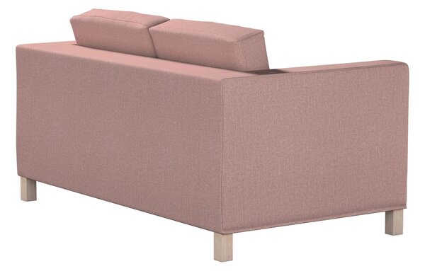 Potah na pohovku IKEA Karlanda 2-místná, krátký barva růžová látka pletený vzor