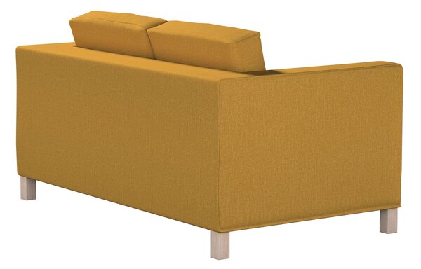 Potah na pohovku IKEA Karlanda 2-místná, krátký barva žlutá látka pletený vzor