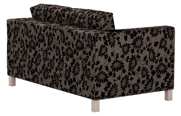 Potah na pohovku IKEA Karlanda 2-místná, krátký barva hnědá látka pletený vzor, vzorované
