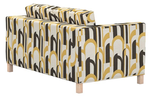Potah na pohovku IKEA Karlanda 2-místná, krátký barva vícebarevná látka pletený vzor, vzorované