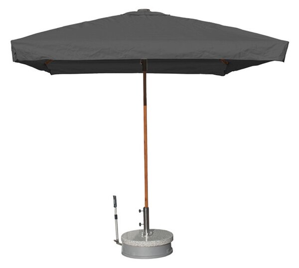 Doppler Gastro Magic Junior Alu Wood zahradní slunečník 200 x 200 cm antracit
