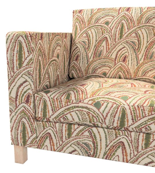 Potah na pohovku IKEA Karlanda 2-místná, krátký barva vícebarevná látka pletený vzor, vzorované