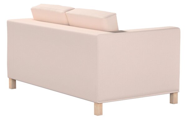 Potah na pohovku IKEA Karlanda 2-místná, krátký barva růžová látka pletený vzor