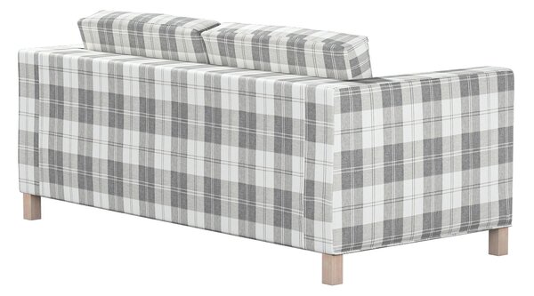 Potah na pohovku IKEA Karlanda rozkládací, krátký barva šedá látka pletený vzor, vzorované