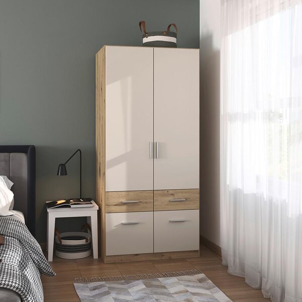 Skříň s otočnými dveřmi CELLE, šířka 91 cm