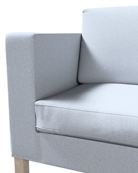 Potah na pohovku IKEA Karlanda rozkládací, krátký barva modrá látka pletený vzor