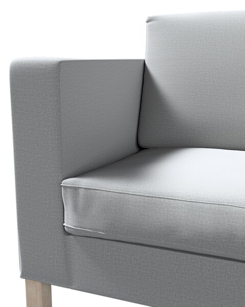 Potah na pohovku IKEA Karlanda rozkládací, krátký barva šedá látka sametová