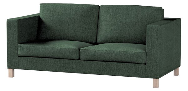Potah na pohovku IKEA Karlanda rozkládací, krátký barva zelená látka pletený vzor
