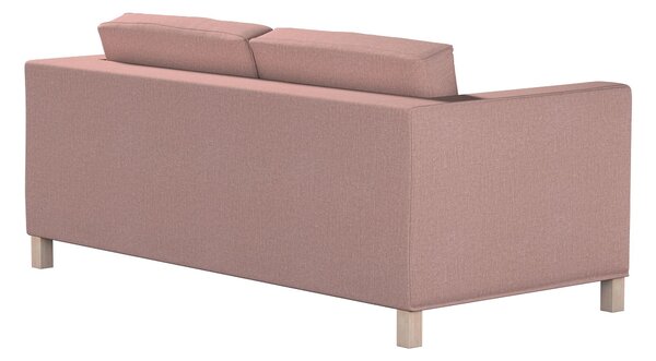 Potah na pohovku IKEA Karlanda rozkládací, krátký barva růžová látka pletený vzor