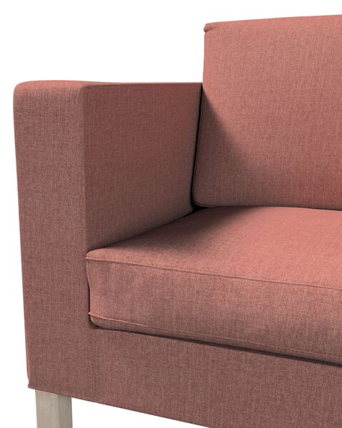 Potah na pohovku IKEA Karlanda rozkládací, krátký barva hnědá látka pletený vzor