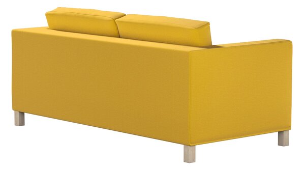 Potah na pohovku IKEA Karlanda rozkládací, krátký barva žlutá látka sametová