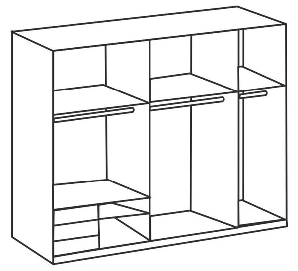 Skřiň s posouvacími dveřmi LEVEL 250
