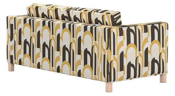 Potah na pohovku IKEA Karlanda rozkládací, krátký barva vícebarevná látka pletený vzor, vzorované