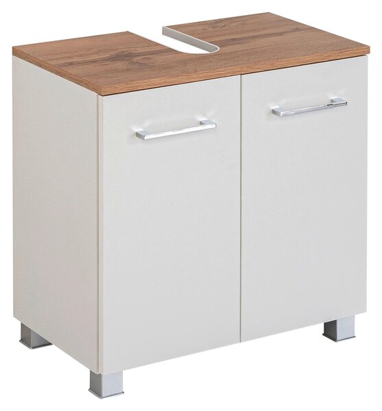 SKŘÍŇKA POD UMYVADLO, bílá, bílá, 60/59/35 cm Held - Koupelnové série, Online Only