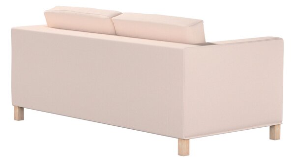 Potah na pohovku IKEA Karlanda rozkládací, krátký barva růžová látka pletený vzor