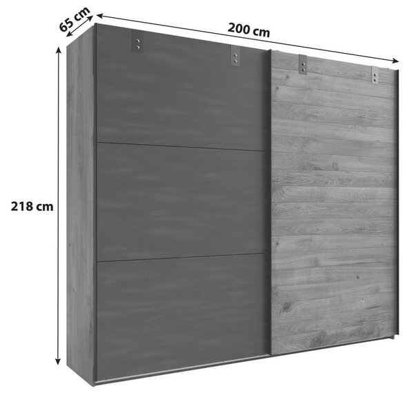 SKŘÍŇ S POSOUVACÍMI DVEŘMI DETROIT šířka 200cm