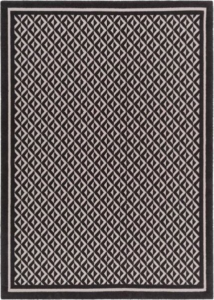 Kusový koberec vlněný Agnella Galaxy Arhab Graphite Tmavě Šedý Rozměr: 200x300 cm
