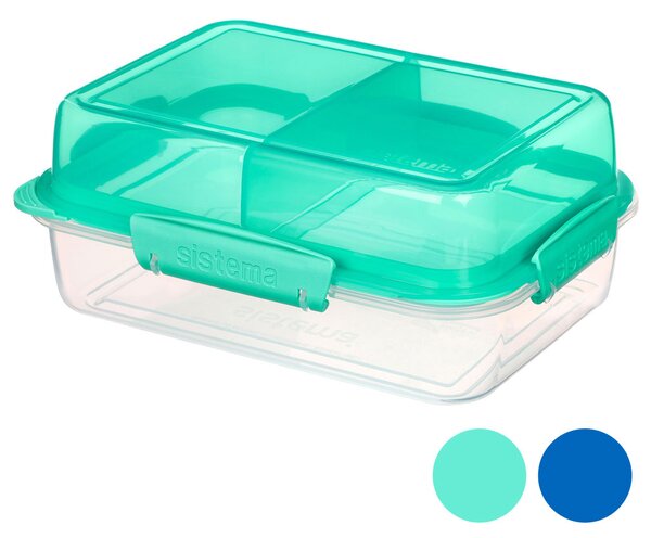 Sistema Krabička na jídlo sebou obdélníková Lunch Stack To Go 1,8l Barva: ocean blue