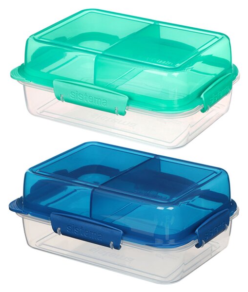 Sistema Krabička na jídlo sebou obdélníková Lunch Stack To Go 1,8l Barva: ocean blue