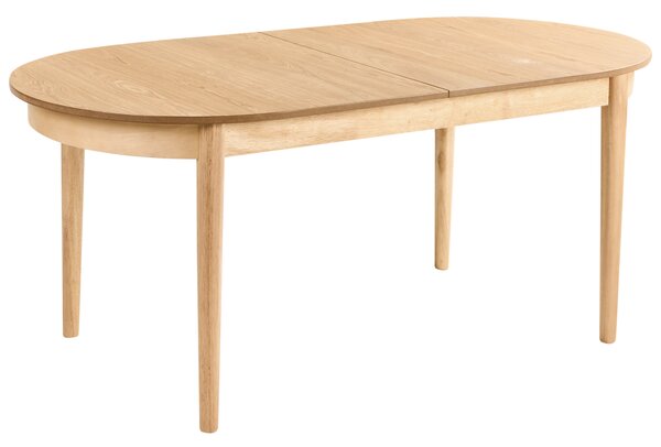 Rozkládací jídelní stůl LARTO Světlý jasan 180/220 cm 90 cm