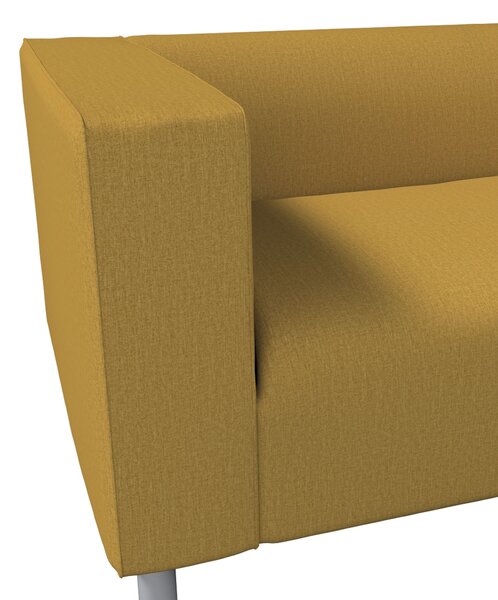 Potah na pohovku Kilppan 4-místná barva žlutá látka pletený vzor