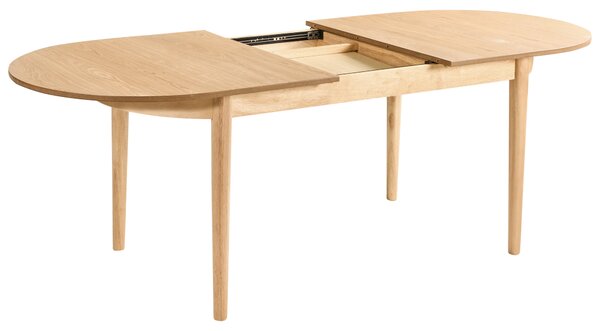 Rozkládací jídelní stůl LARTO Světlý jasan 180/220 cm 90 cm
