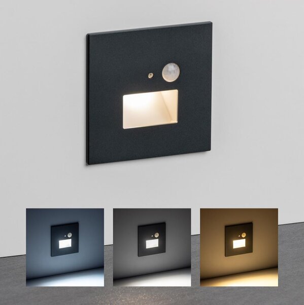 LED Schodišťové svítidlo se senzorem pohybu LED/1,5W/230V 3000/4000/6000K antr