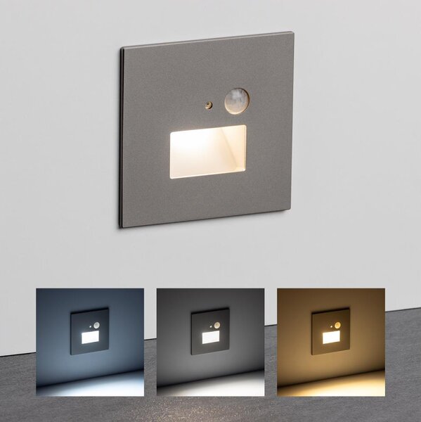 LED Schodišťové svítidlo se senzorem pohybu LED/1,5W/230V 3000/4000/6000K šedá