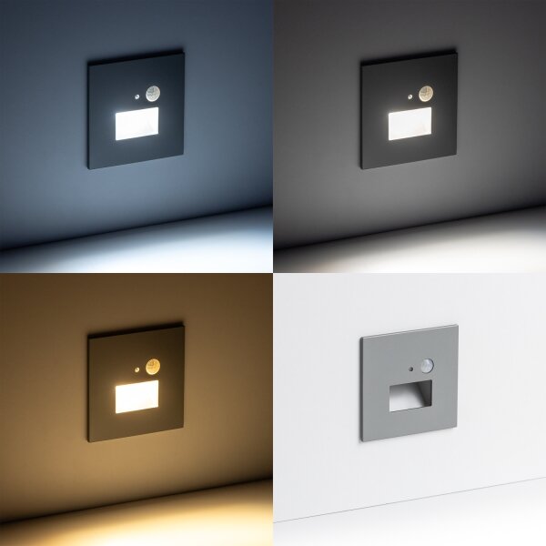 LED Schodišťové svítidlo se senzorem pohybu LED/1,5W/230V 3000/4000/6500K