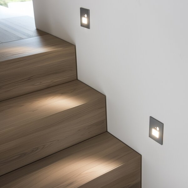 LED Schodišťové svítidlo se senzorem pohybu LED/1,5W/230V 3000/4000/6500K