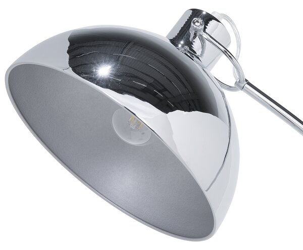Stojací lampa DINTEL Kov Stříbrná