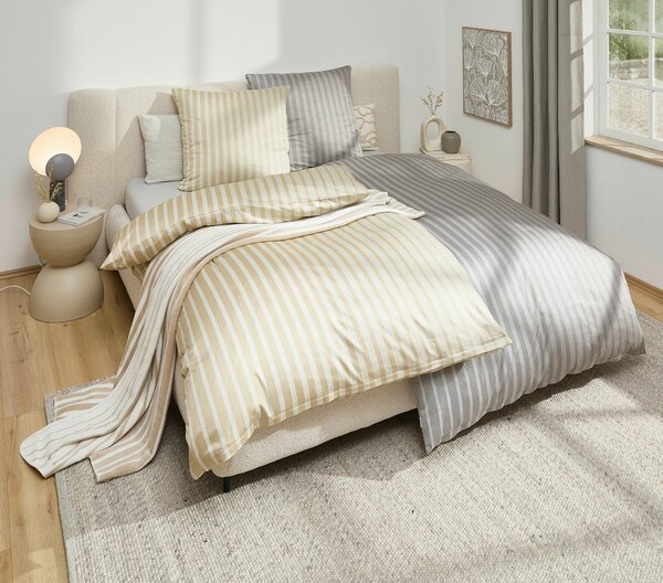 POVLEČENÍ, satén, béžová, 135/200 cm Dieter Knoll - Online Only povlečení, Online Only