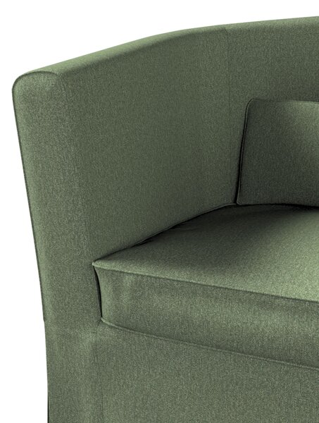 Potah na křeslo IKEA Ektorp Tullsta barva zelená látka pletený vzor